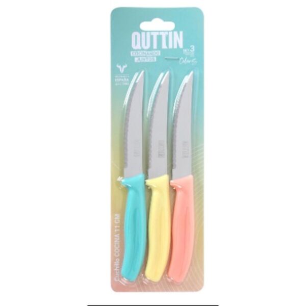 Küchenmesser Quttin Basic 11 cm 3 Stücke (18 Stück) – Bild 3
