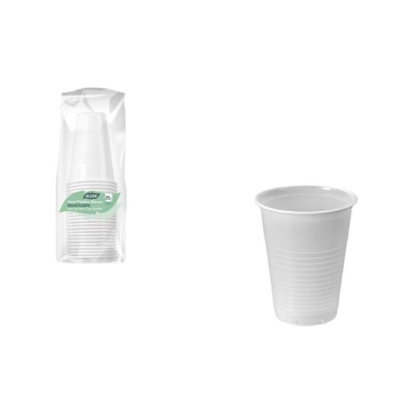 Gläserset Algon Weiß 220 ml 25 Stücke (24 Stück) – Bild 3