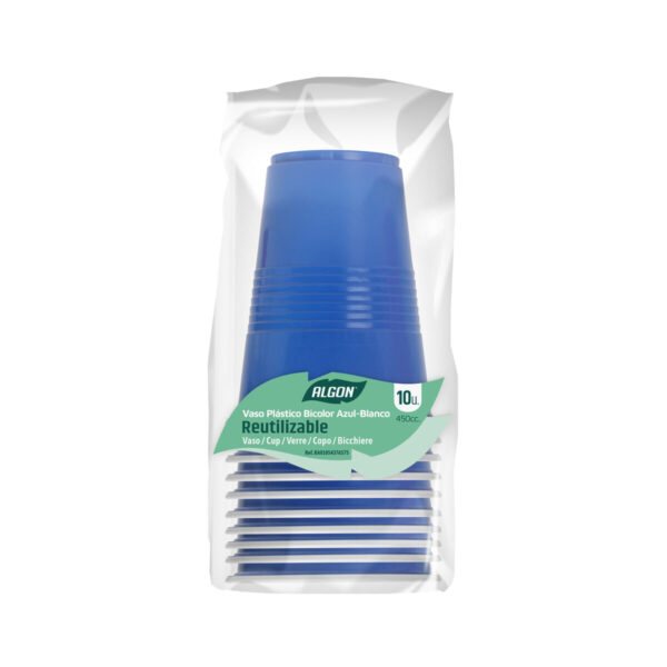 Gläserset Algon Blau 450 ml 10 Stücke (18 Stück) – Bild 3