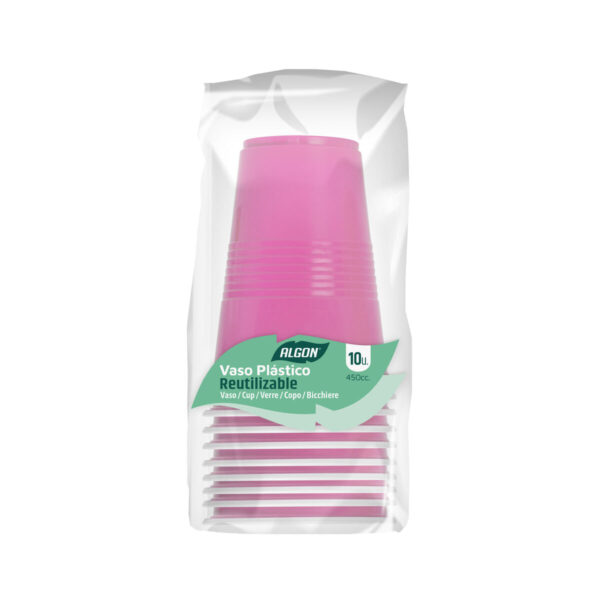 Gläserset Algon Rosa 450 ml 10 Stücke (18 Stück) – Bild 3