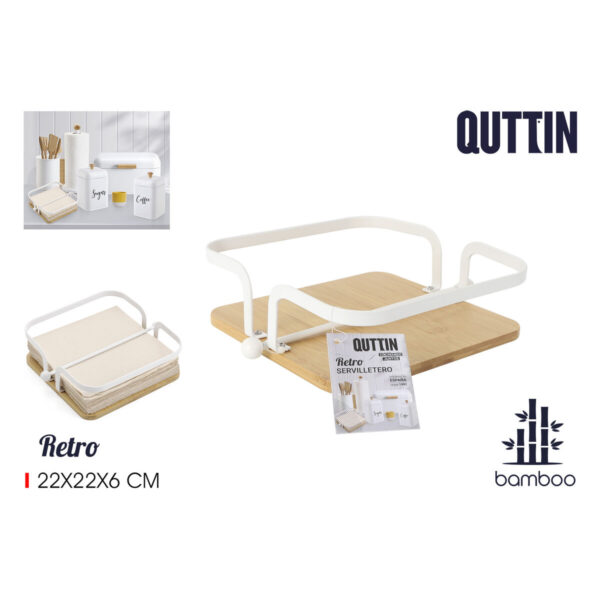 Serviettenring Quttin Metall 22 x 22 x 6 cm (6 Stück) – Bild 4