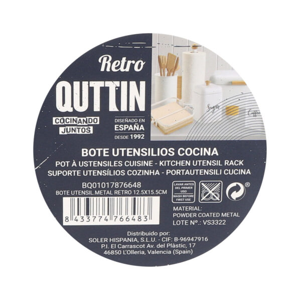 Metalldose Quttin RETRO (6 Stück) – Bild 2