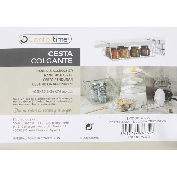 Küchenregalkorb Confortime 40,5 x 25,5 x 14 cm (12 Stück) – Bild 4