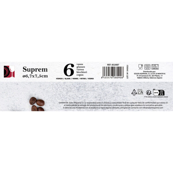 Gläserset La Mediterránea Suprem 6 Stücke (12 Stück) – Bild 4