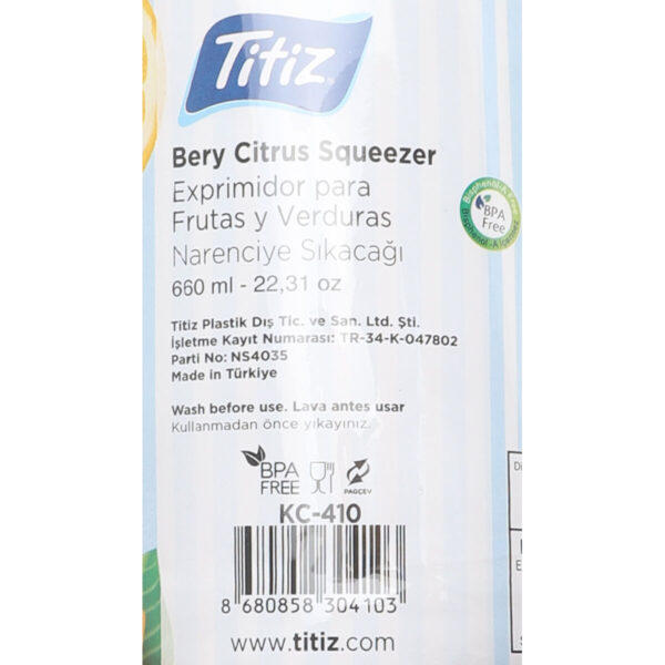 Saftpresse Titiz Glas 0,6 L (24 Stück) – Bild 2