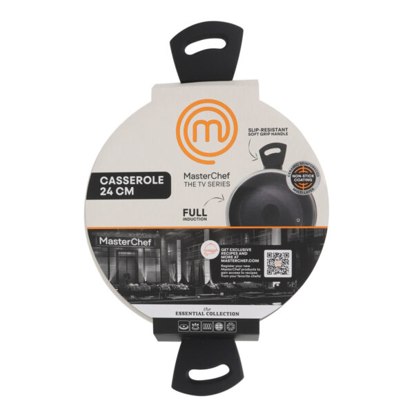 Topf mit Deckel MasterChef 24 cm (4 Stück) – Bild 3