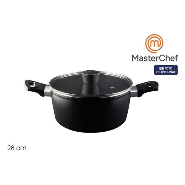 Topf mit Deckel MasterChef 28 cm (4 Stück) – Bild 4
