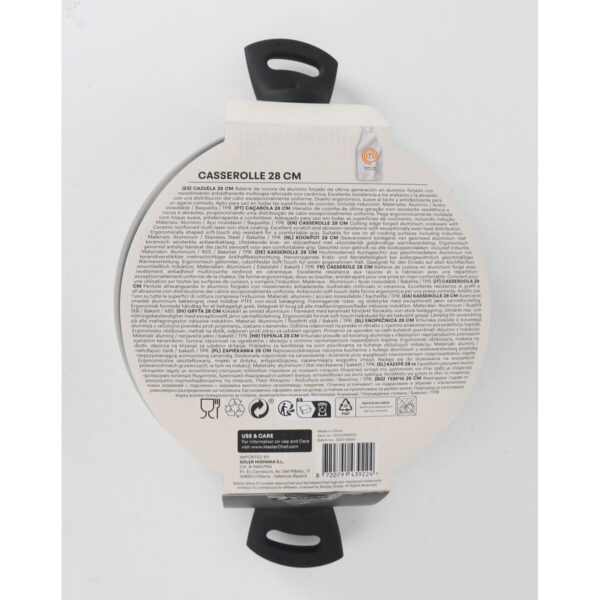 Topf mit Deckel MasterChef 28 cm (4 Stück) – Bild 3
