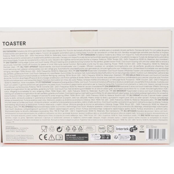 Toaster MasterChef 700 W 6 Stück – Bild 4