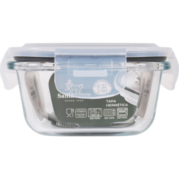 Lunchbox hermetisch Santa Clara Durchsichtig rechteckig 375 ml (12 Stück) – Bild 4