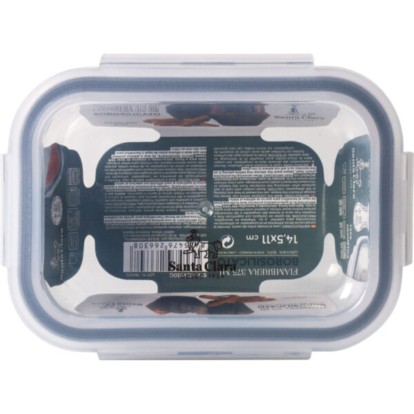 Lunchbox hermetisch Santa Clara Durchsichtig rechteckig 375 ml (12 Stück) – Bild 5