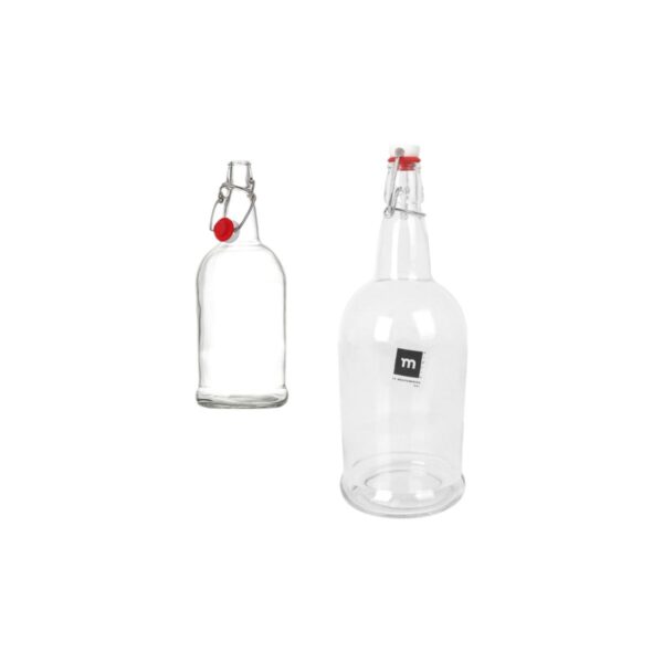 Glas-Flasche La Mediterránea 1 L (12 Stück) – Bild 3