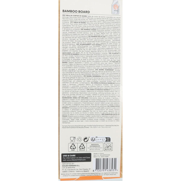 Schneidebrett MasterChef 34 x 23,5 x 1 cm (8 Stück) – Bild 4
