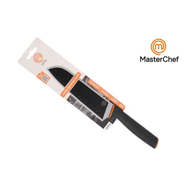 Küchenmesser MasterChef Schwarz Silberfarben 18 cm (24 Stück) – Bild 2