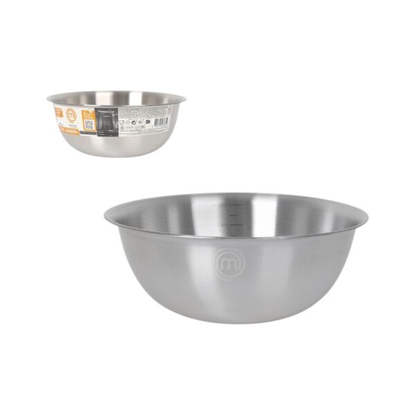 Schüssel MasterChef Edelstahl 2 L 2L 22 x 8,7 cm (24 Stück) – Bild 2