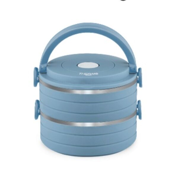 Lunchbox-Set ThermoSport Blau Rot Stahl Kunststoff 600 ml 2 Stücke (6 Stück) – Bild 4