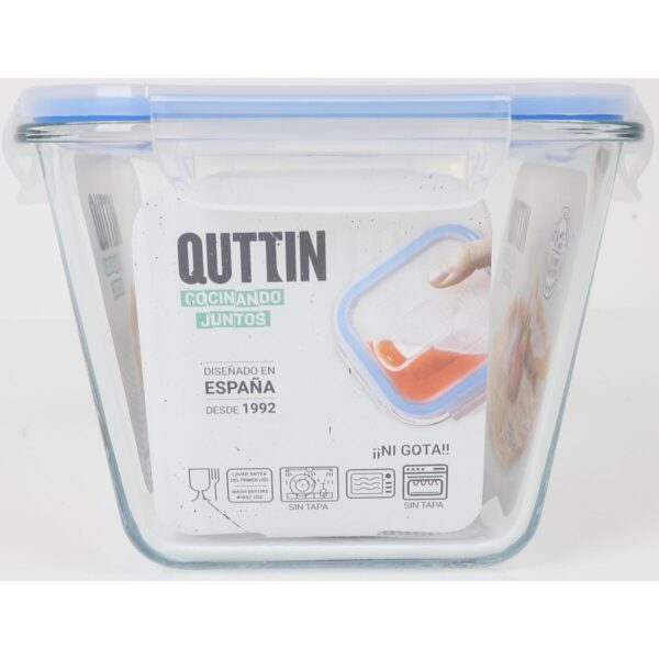 Lunchbox Quttin rechteckig 2,35 L (6 Stück) – Bild 4
