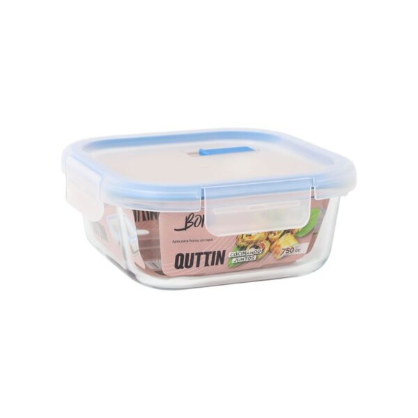 Lunchbox hermetisch Quttin Boho Durchsichtig 750 ml (6 Stück) – Bild 3