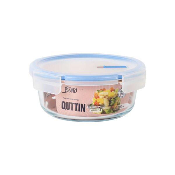 Lunchbox hermetisch Quttin Boho Durchsichtig 0,9 l (6 Stück) – Bild 3
