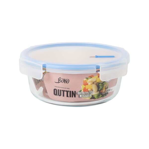 Lunchbox hermetisch Quttin Boho Durchsichtig 1,3 L (6 Stück) – Bild 2
