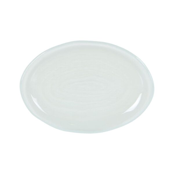 Tablett für Snacks Oval 17 x 12 cm (12 Stück) – Bild 2