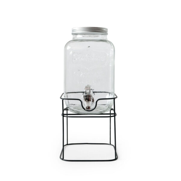 Getränkedispenser La Mediterránea Rustik Metall Glas 4 L 17 x 17 x 30,5 cm (4 Stück) – Bild 4