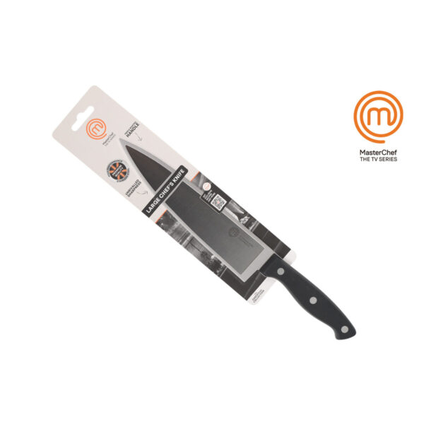 Küchenmesser MasterChef Chef Schwarz Silberfarben 20 cm (18 Stück) – Bild 4