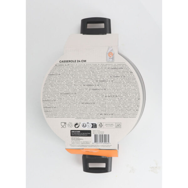 Topf mit Deckel MasterChef 24 cm 2,5 mm (4 Stück) – Bild 4