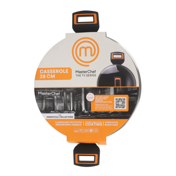Topf mit Deckel MasterChef 28 cm 2,5 mm (4 Stück) – Bild 3