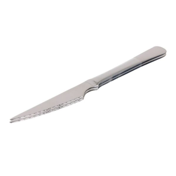 Steakmesser-Set Quttin Classic Silberfarben Edelstahl 21,5 x 1,9 cm 2 Stücke (12 Stück) – Bild 2