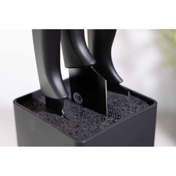 Gemüseschälmesser MasterChef Schwarz Silberfarben 11,5 cm (24 Stück) – Bild 2