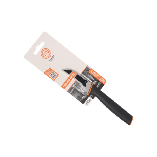 Schälmesser MasterChef Schwarz Silberfarben Edelstahl 7,5 cm (24 Stück) – Bild 2