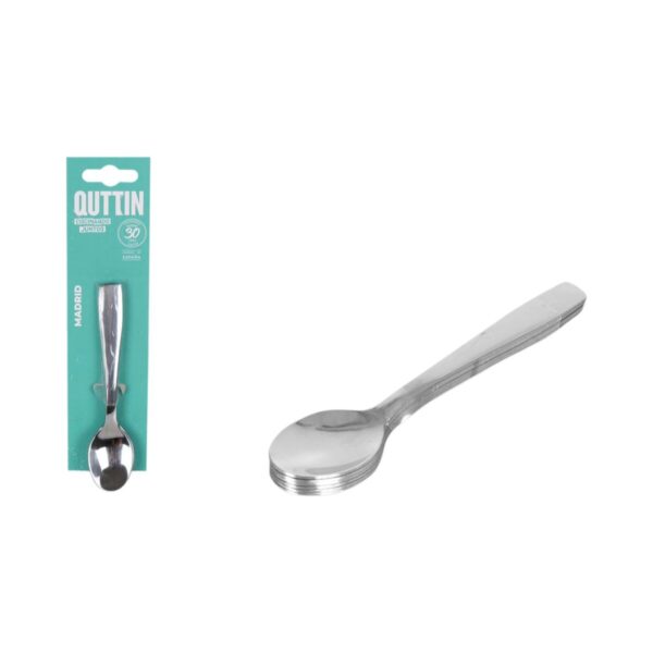 Dessertlöffel Quttin Madrid 13 x 2,7 x 1 cm 6 Stücke (12 Stück) – Bild 3