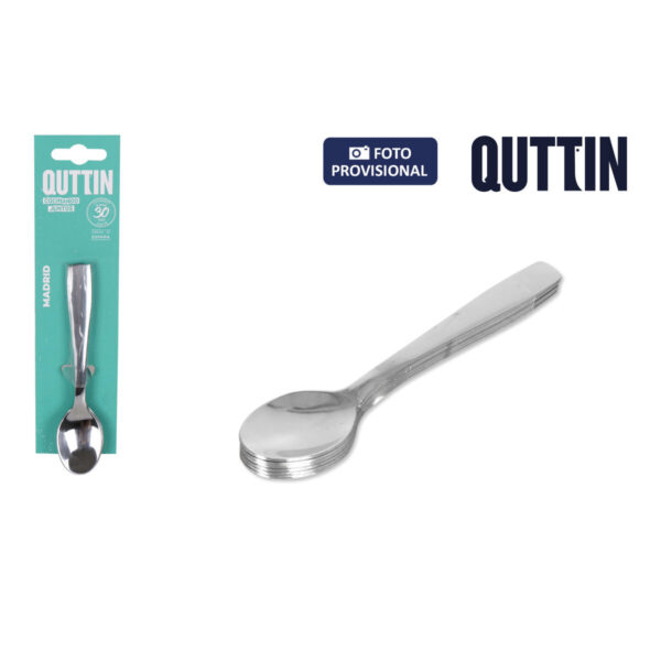Dessertlöffel Quttin Madrid 13 x 2,7 x 1 cm 6 Stücke (12 Stück) – Bild 2