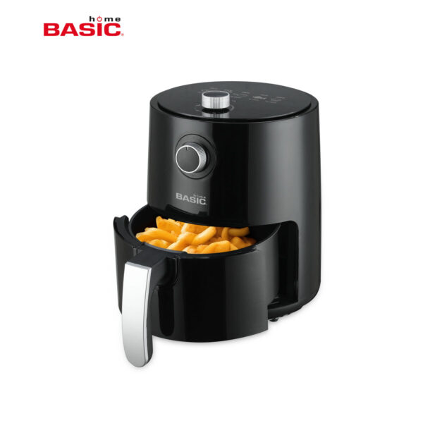 Heißluftfritteuse Basic Home Schwarz 1200 W 2,3 L – Bild 4