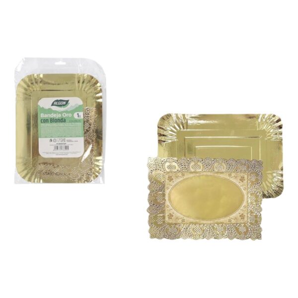 Tablett für Snacks Algon rechteckig 22 x 28 cm (30 Stück) – Bild 2