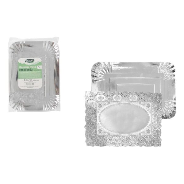 Tablett für Snacks Algon rechteckig 25 x 35 cm (30 Stück) – Bild 2