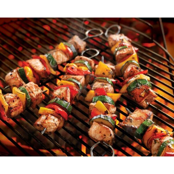 Grillspieß-Set Algon Metall 27 cm 6 Stücke (24 Stück) – Bild 6