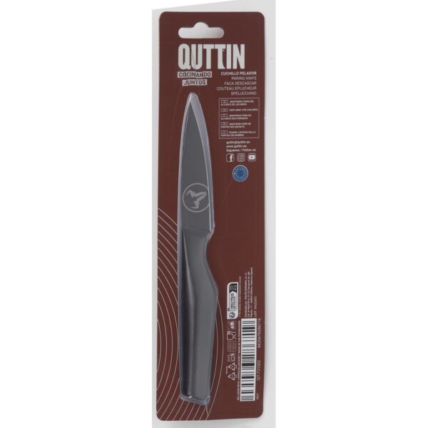 Schälmesser Quttin Black Edelstahl 9 cm (12 Stück) – Bild 3