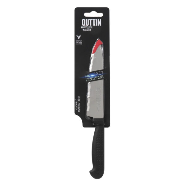 Küchenmesser Quttin Laser Schwarz Silberfarben 28 x 6 x 1,3 cm (36 Stück) – Bild 3