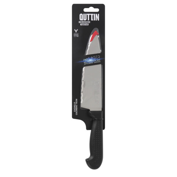 Küchenmesser Quttin Laser Schwarz Silberfarben 28 x 6 x 1,3 cm (28 Stück) – Bild 3