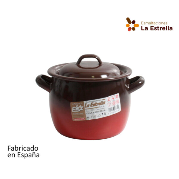 Kochtopf mit Deckel La Estrella Fuego ø 12 x 11 cm (4 Stück) – Bild 2