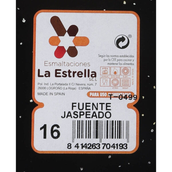 Kochtopf La Estrella Jaspeada 600 ml Ø 16 x 3,9 cm (12 Stück) – Bild 5