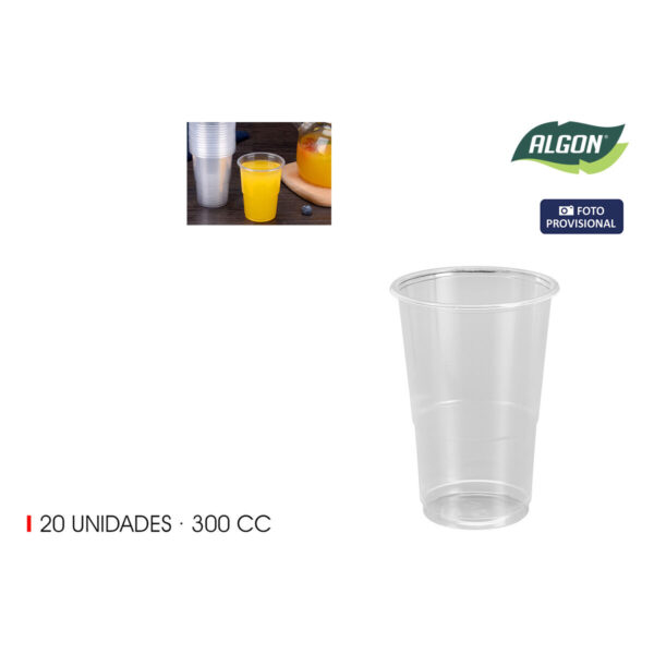 Gläserset Algon 300 ml 20 Stücke (24 Stück) – Bild 4