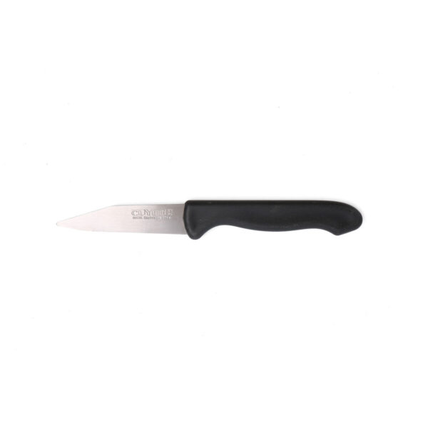 Schälmesserset Cuyfor Schwarz Silberfarben Edelstahl 7,5 cm 6 Stücke (24 Stück) – Bild 6
