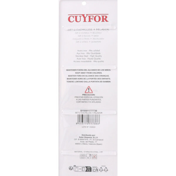 Schälmesserset Cuyfor 2 Stücke (12 Stück) – Bild 8