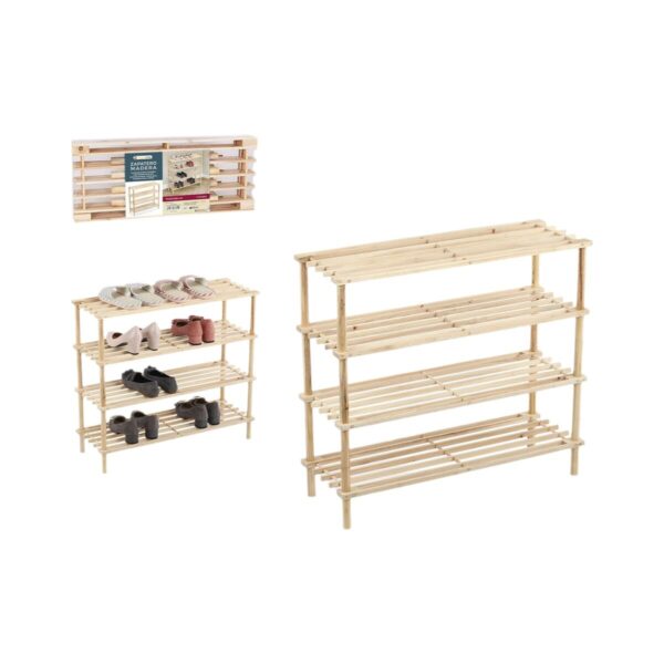 Schuhbank Confortime 74 x 26,5 x 64 cm (4 Stück) – Bild 3