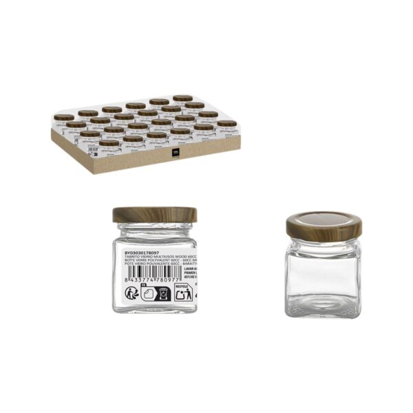 Glasgefäß La Mediterránea WOOD 60 ml (72 Stück) – Bild 3