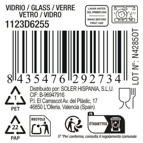 Glas La Mediterránea Bois (48 Stück) – Bild 6