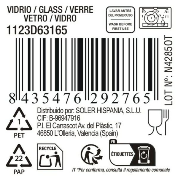 Glas La Mediterránea Bois (48 Stück) – Bild 6